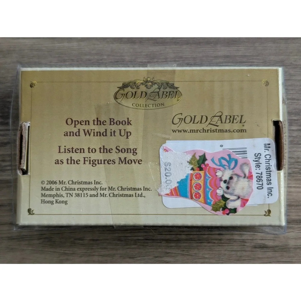 Mr. Christmas Gold Label‎ Animated Musical Songbook O' Christmas Tree Red 2006
